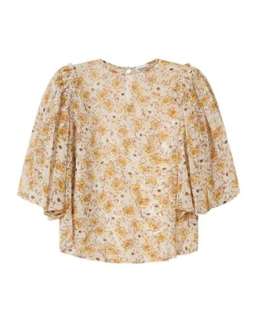 Isabel Marant Natural Isabel Marant Étoile Floma Floral Blouse