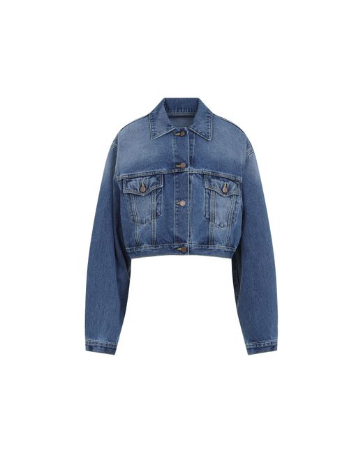 Prada Blue Cropped Jacket