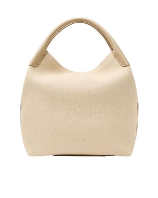 Loro Piana Natural Bale Large Shoulder Bag