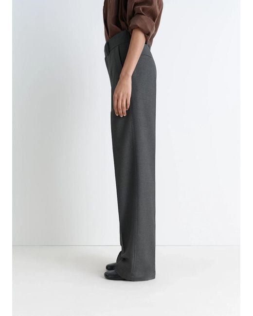 Lemaire Gray Front-Creased Tailored Trousers