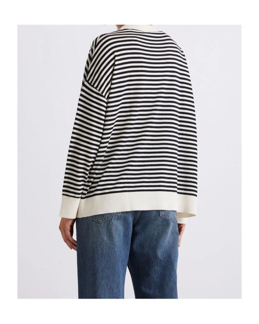 Marella Black Oversized Crew-Neck Sweater