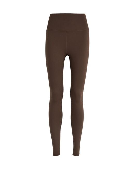 Varley Brown Freesoft Stretch-Jersey Leggings