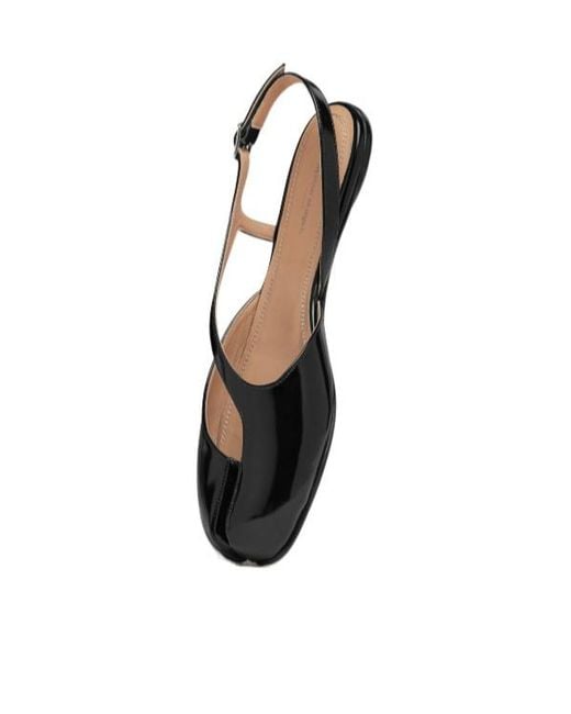 Maison Margiela Black Tabi Slingback Sandals