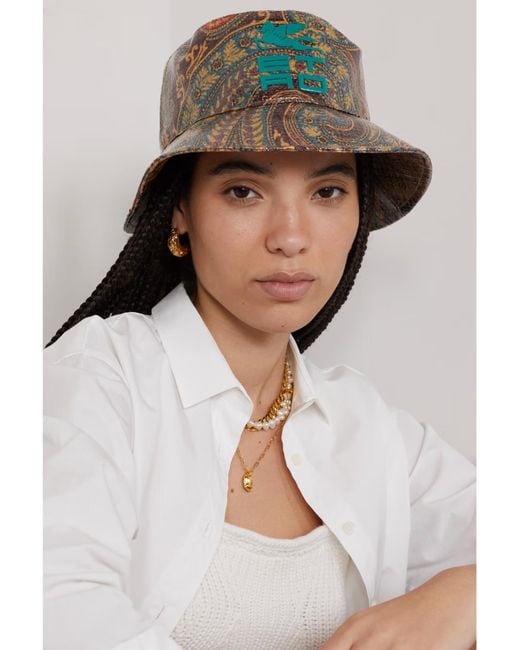 Etro Multicolor Paisley Fisherman's Hat