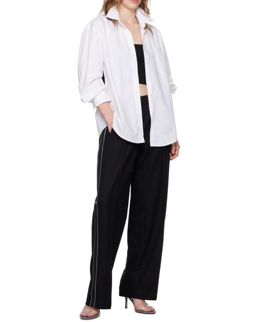 Alexander Wang White Twin Set Shirt Top