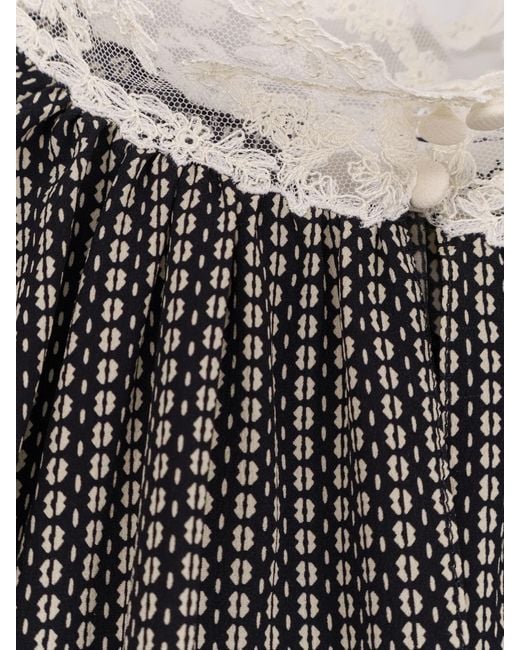 Chloé Gray Long Sleeve Dress