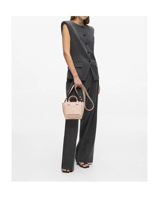 Karl Lagerfeld Natural Top-Handle Tote Bag