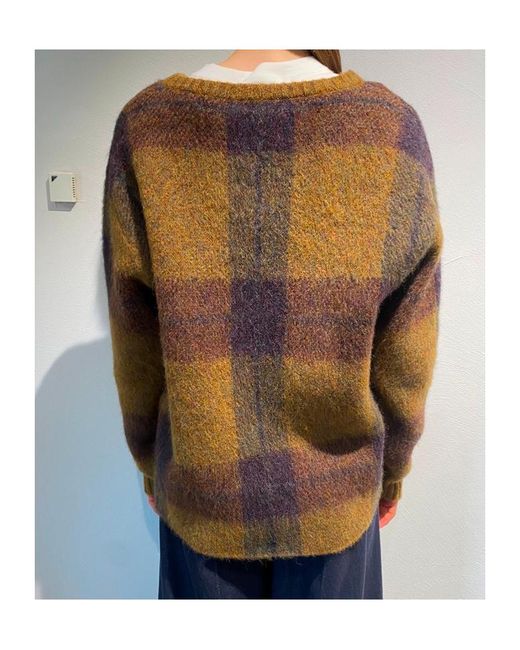 Max Mara Orange Long-Sleeve Knit Top