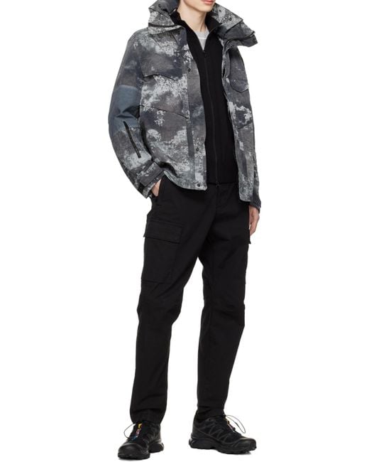 Stone Island Black Work Casual Pants for men
