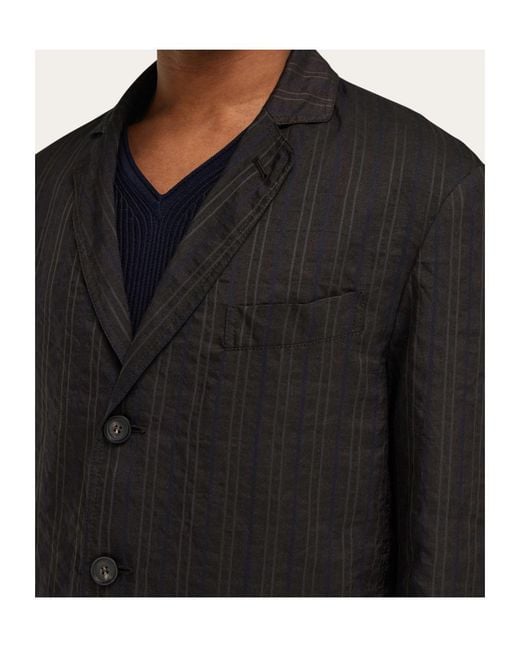 Ferragamo Black Single Breasted Blazer for men