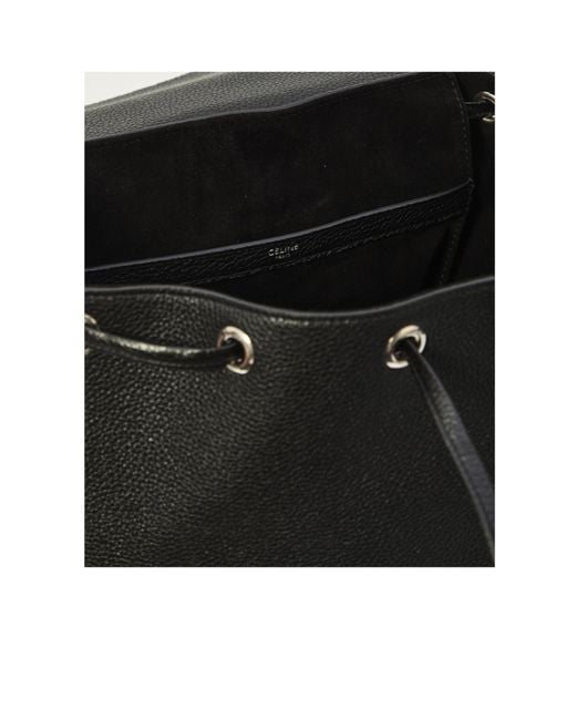 Céline Black Large Backpack Folco for men