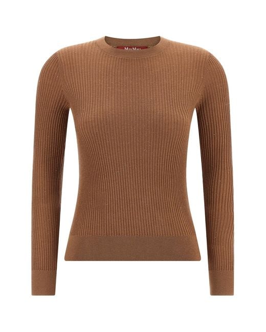 Max Mara Brown 'marabu' Sweater