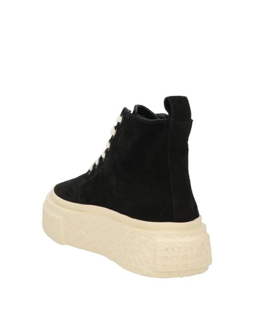 MM6 by Maison Margiela Black Platform Sneakers