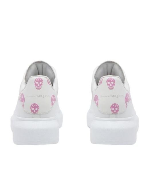 McQueen White Oversized Low-Top Sneakers