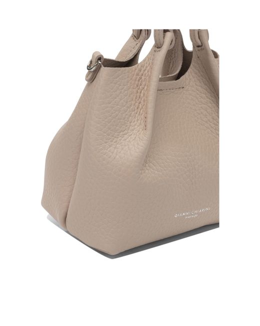 Gianni Chiarini Natural Pebbled Tote Bag