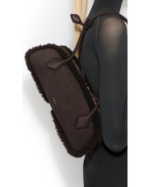 Alaïa Black Le Teckel Medium Shoulder Bag