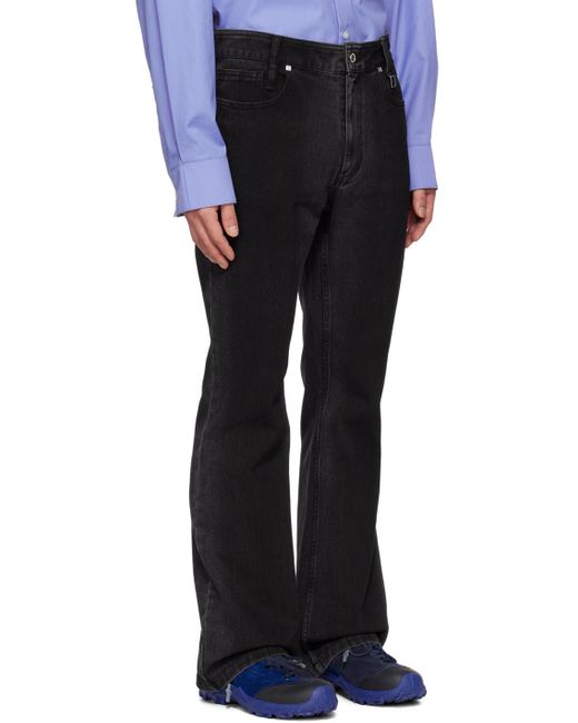Wooyoungmi Blue Multi-Pocket Jeans for men