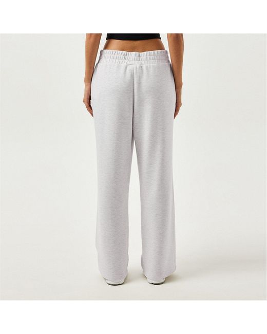 Varley White Elastic Waist Sweatpants