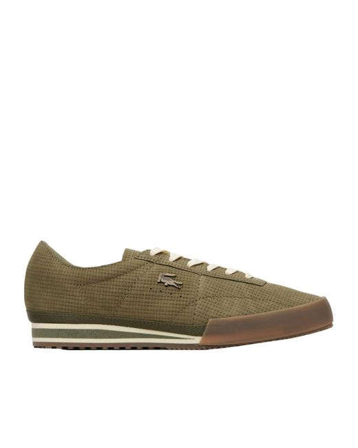 Lacoste Green Aura Leather Sneakers for men