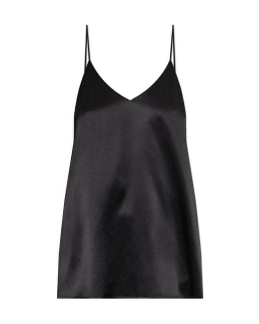 Lisa Yang Black V-Neck Camisole Top