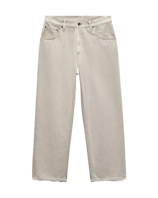 Rag & Bone White Cotton Jeans for men