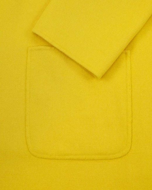 Weekend by Maxmara Yellow Lapel Coat