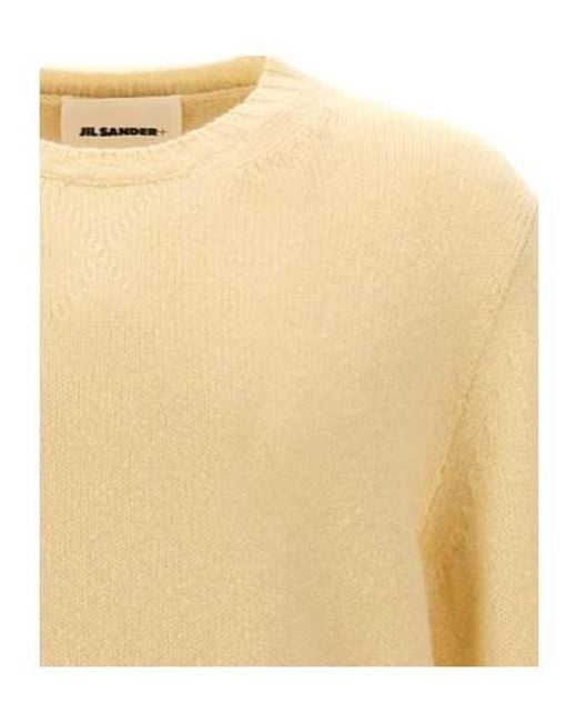 Jil Sander Natural Crewneck Knitted Jumper for men