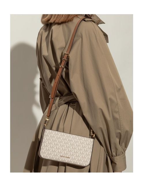 MICHAEL Michael Kors Natural Logo Chain Shoulder Bag