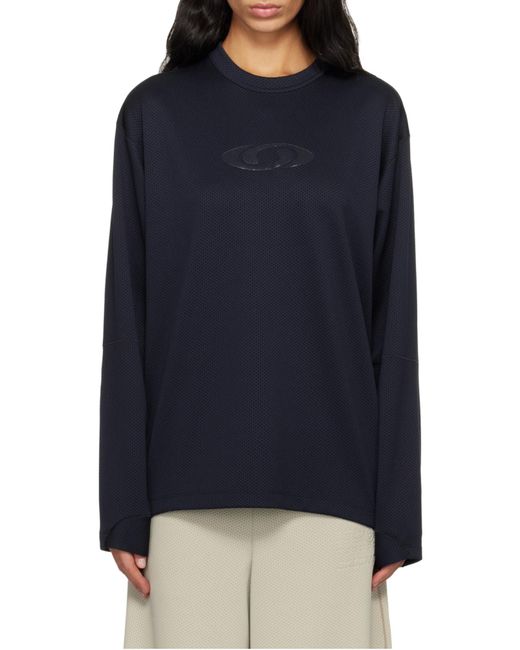MM6 MAISON MARGIELA X SALOMON Blue Mm6 Maison Margiela Salomon Long-Sleeve Top