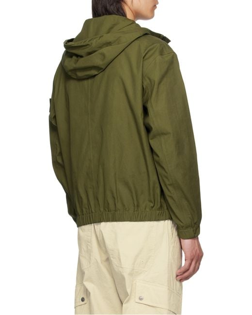 Stone Island Green Light Jackets for men