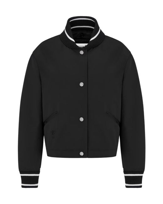 Dior Black Bomber Jacket With Removable Macrocannage Vest