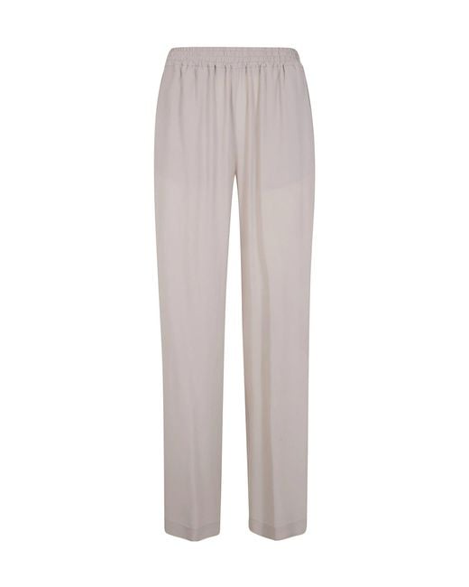 Seventy Gray Elasticated-Waist Trousers