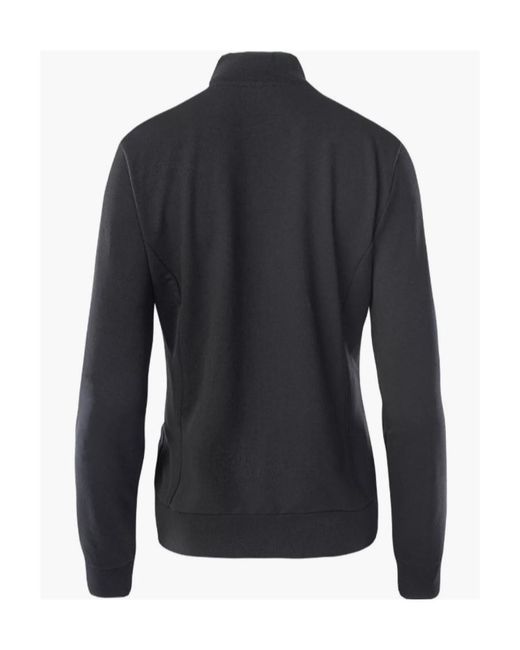 EA7 Blue Logo-Embellished Zipped Track Jacket