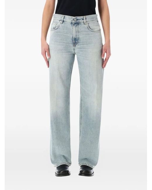 Haikure Blue Logo Jeans