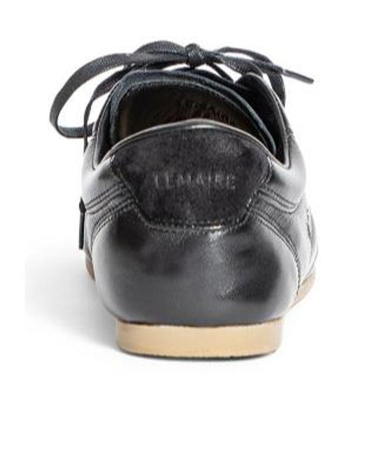 Lemaire Black Soft Runner Sneakers