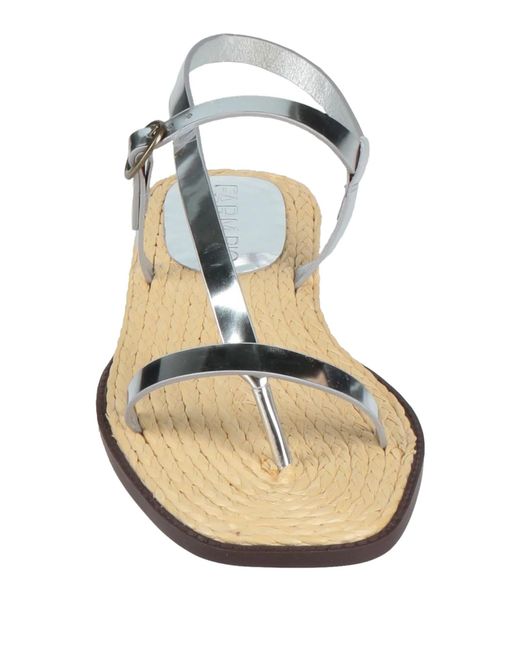 Farm Rio Metallic Leather Sandals