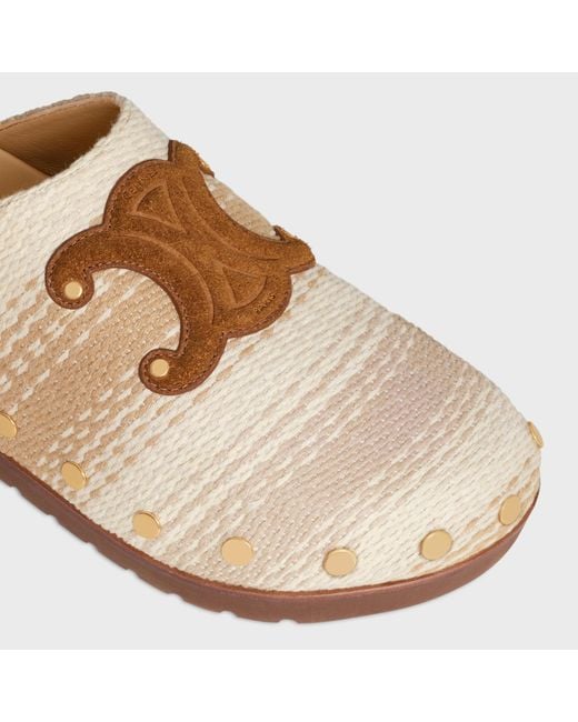 【関税&送料込】Celine Brown Pitea Clogs Celine Brown Pitea Clogs (CELINE/サンダル・ミュール) BROWN