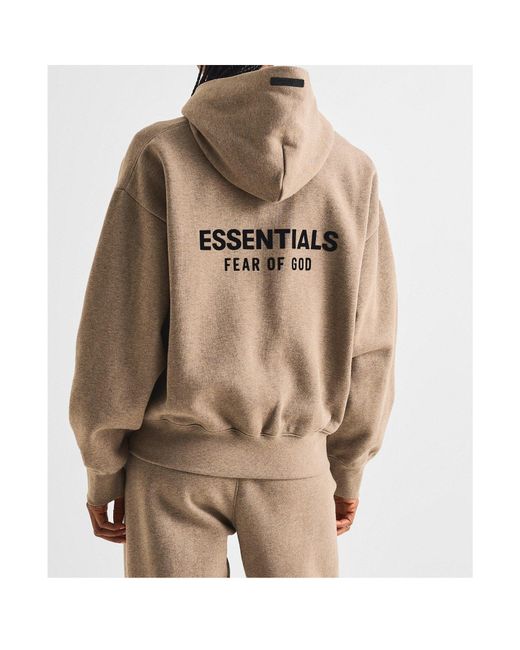 Fear Of God Natural Logo Hoodie