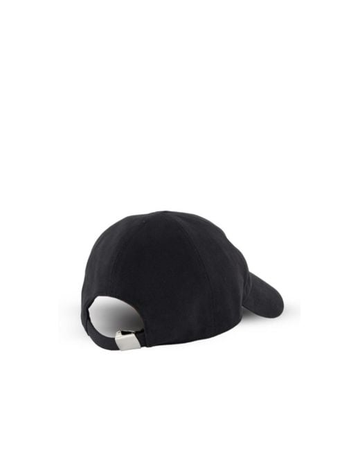 Gucci Black Letter-Logo Baseball Cap