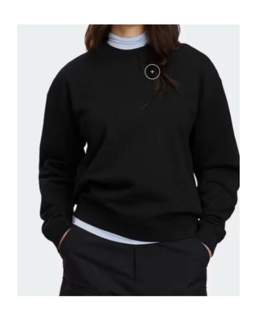 Canada Goose Black Wander Crew Tonal Label