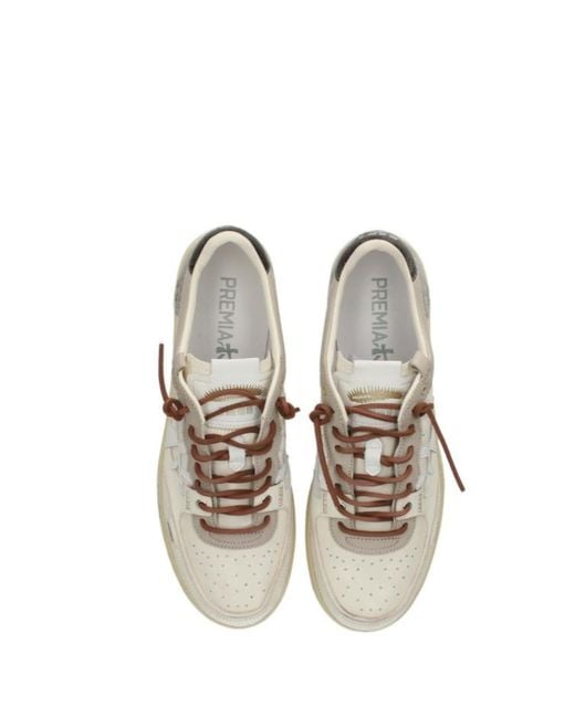 Premiata White Bskt Clay 8163 for men