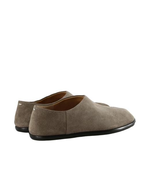 Maison Margiela Brown Tabi Flats