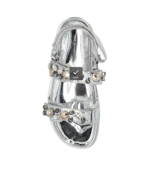 Tory Burch White Kira Sport Sandals