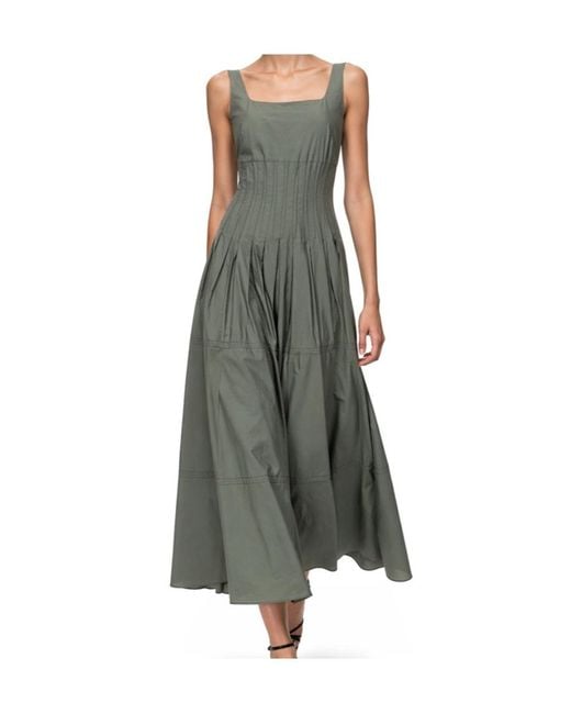 Max Mara Green Sleeveless Dress