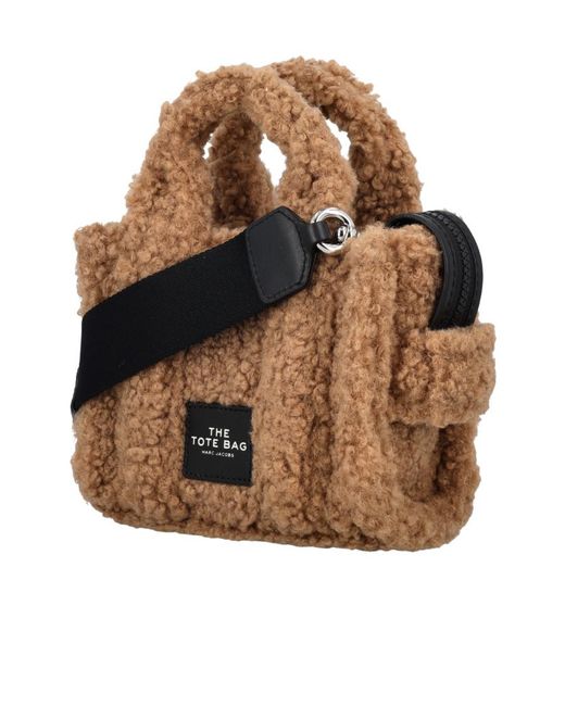 Marc Jacobs Black Mini The Teddy Tote Bag