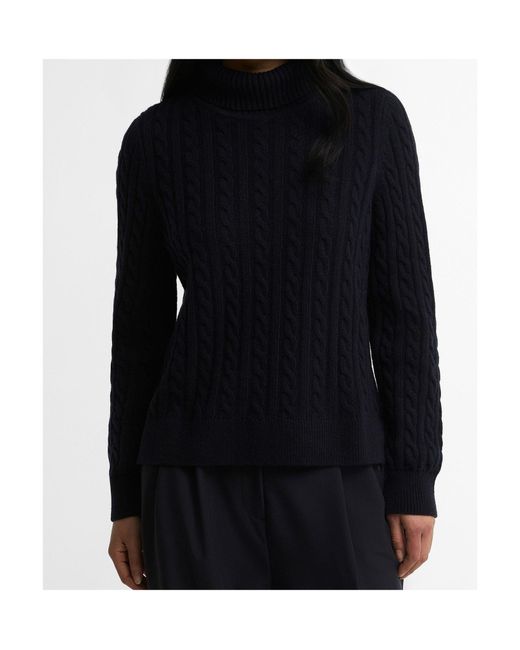Barbour Black Collared Sweater