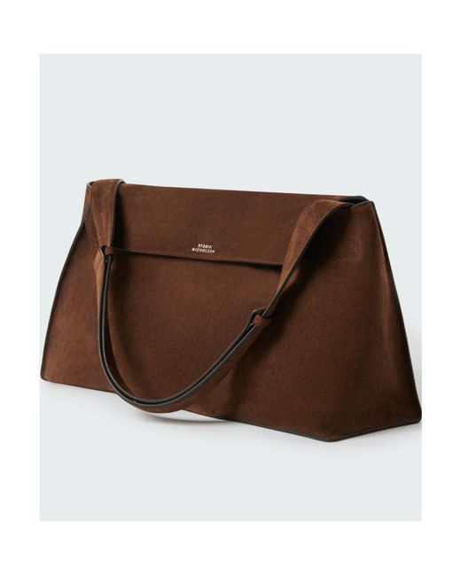 Studio Nicholson Brown The Folded Shoulder Bag