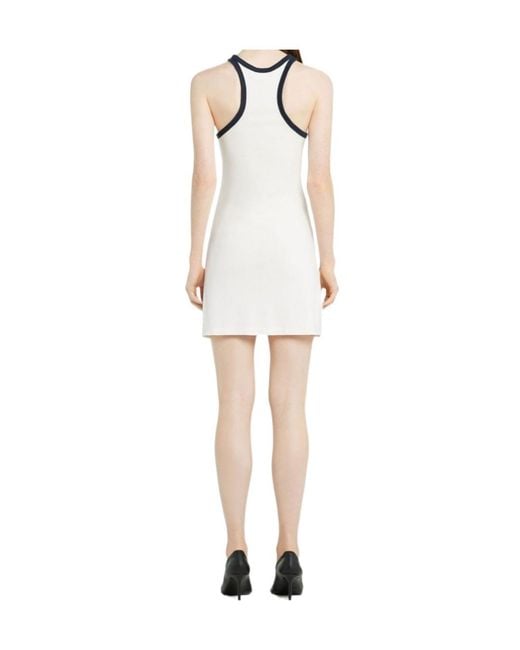 Courreges White Short Dresses