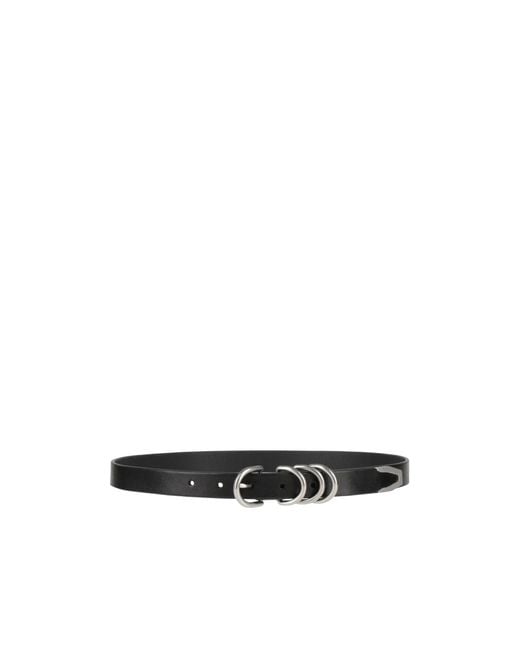 Rag & Bone White Solid Color Belt