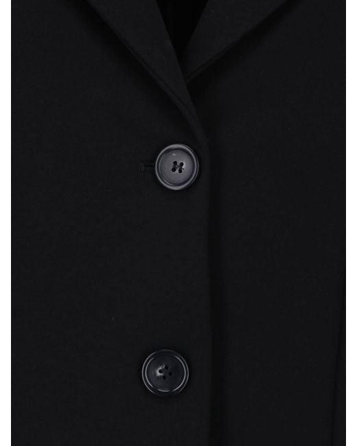 Sportmax Black Long-Sleeve Blazer